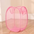 thumbnail image 1 of Cesto de malla para ropa sucia desplegable con asas resistentes - Cestas de ropa plegables portátiles para dormitorio, baño y viajes, 1 of 8