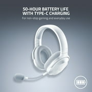 RAZER BARRACUDA X (2022) - 2.4GHz Wireless/BT Headset, Multi-Platform Gaming and Mobile - Mercury (White)