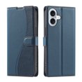 thumbnail image 1 of iPhone 16 Étui, Portefeuille en Cuir Pu à Rabat Porte-Cartes Support Magnétique, 1 of 5
