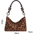 thumbnail image 6 of SPEKSEE Women Faux Suede Shoulder Bag with Beads Handles Crescent Handbag Small Tote Bag for Travel Shopping Daily Use, 6 of 9