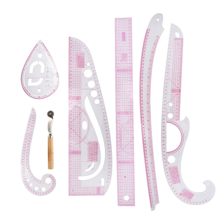 EXTCCT DIY Sewing Ruler Tailor Set French Curve Ruler Accessories, 11 Stlye  Plastic Curve Stick Pattern Design