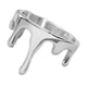 thumbnail image 3 of Anillo de mujer, accesorios de vestuario, elegante tendencia europea, elegante joyería con encanto. Color Acero Talla 8, 3 of 9