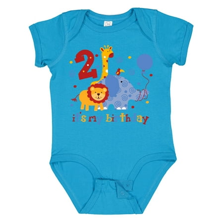 

Inktastic Safari 2nd Birthday Gift Baby Boy or Baby Girl Bodysuit