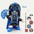 thumbnail image 1 of Muñeca de la Ópera de Sichuan con rostro cambiante y sombrero movible, 4 maquillajes faciales, figura de la Ópera de Pekín china, regalo de cumpleaños para niños, caja normal, azul, 1 of 5