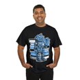 thumbnail image 6 of Cypher Sage Sneaker Bot University Blue Retro Sneaker Black T-Shirt, 6 of 13