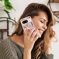 thumbnail image 5 of 360 Degree Rotating Ring Stand Case for Google Pixel 8,Dteck Shockproof Marble Patterned TPU Case Kickstand Slim Back Cover, Rose, 5 of 6