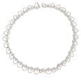 thumbnail image 3 of 1 Yard Pearl Flower Rhinestone Chain Pearl Rhinestone Applique Embellishment for Belt Bags Shoes, 3 of 4