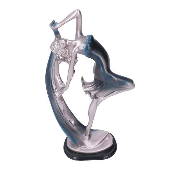 Estatua de bailarina, elegante estatua artesanal, decoración del hogar para sala de estar, dormitorio, mueble de vino, escritorio, mueble de TV