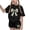 A01-Black, variant on Jinhomg Girls Athletic Sets Cute Graphic Short Sleeve Tops and Yoga Shorts Workout Running Gym Summer Outfits for 4-15 Years
