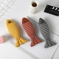 thumbnail image 5 of 3 Pack Catnip Fish Toys for Kittens & Adult Cats - Soft Linen Chew Toys with Catnip & Silvervine - Realistic Interactive Cat Toys for Biting, Scratching & Play - Safe Pet Teething Dolls, 5 of 9
