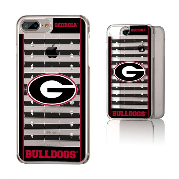 Georgia Bulldogs iPhone Clear Football Field Design Case