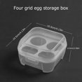 thumbnail image 4 of 3/4/8 Rejillas Caja de huevos Organizador de cocina Caja de almacenamiento de huevos para acampar al aire libre Picnic, 4 of 7
