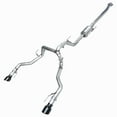 thumbnail image 1 of AWE Tuning Exhaust System Kit 3020-33402 0FG Cat-Back System; T304L Stainless Steel; With Muffler; Single Exhaust With Dual Exits; Rear Exit; Non-Resonated; Diamond Black Tip, 1 of 15