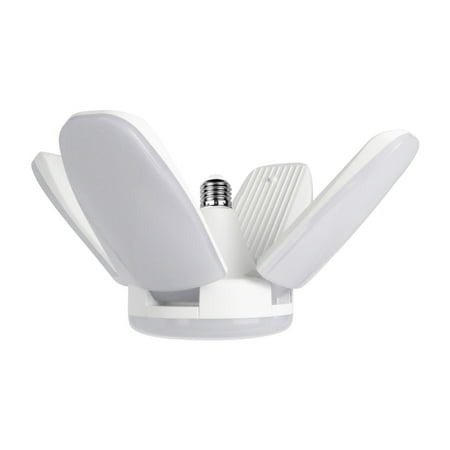 

Mnjin E27 Fixture 5400lm Work Lamp Shop LED Lights Home Deformable Ceiling Garage 60W LED light White