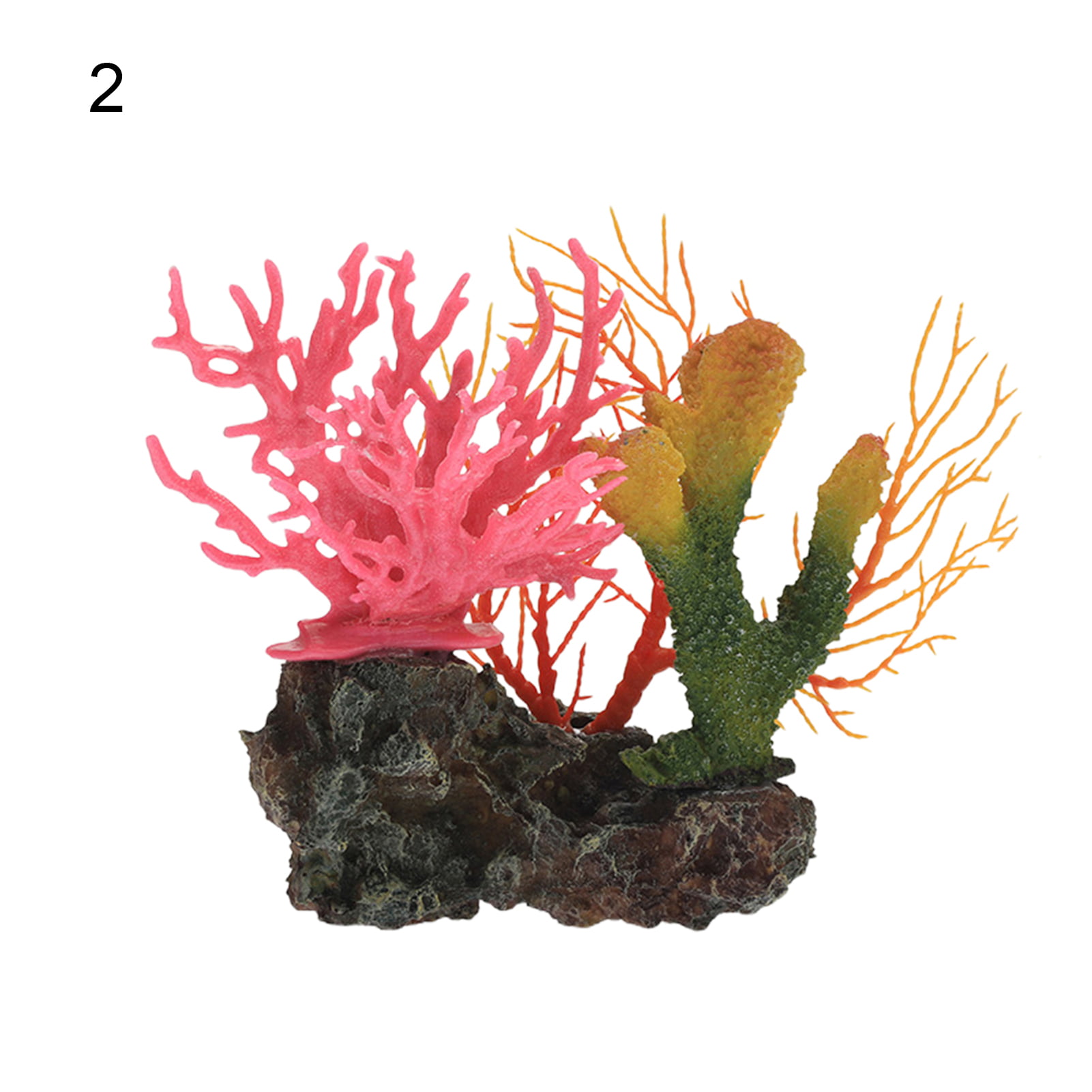Purple Aquarium Artificial Coral Vivid Fish Tank Plastic Coral Plant Simulation Coral Ornament Underwater Landscape Decoration 