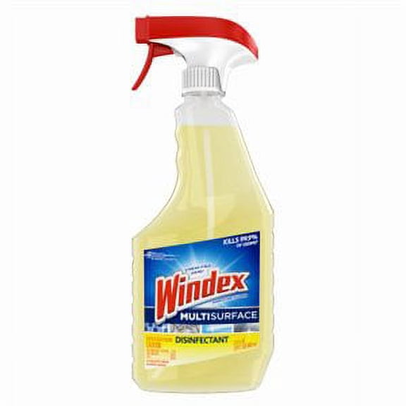 Windex Disinfectant Cleaner Multi-surface Citrus Fresh Spray Bottle 23 fl oz (Pack of 8)