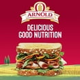 thumbnail image 3 of Arnold Small Slice Whole Wheat Bread 18 oz Soft Pre-Sliced Wheat Loaf (Pack of 6), 3 of 3