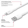 thumbnail image 6 of Staples TECH Lightning to USB-A Charging Cable 3.3 ft. White (ST62329), 6 of 8
