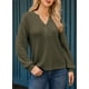 thumbnail image 4 of Blusa Dokotoo Business Outfits Otoño Tops Verde para Mujer, 4 of 8