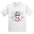 thumbnail image 3 of Inktastic Let It Snow Youth T-Shirt, 3 of 5