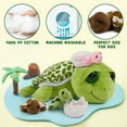 thumbnail image 4 of MaoGoLan 14" Sea Turtle Mommy Stuffed Animal with 3 Baby Turtles & 2 Turtle Eggs, 4 of 10