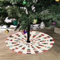 thumbnail image 3 of Farmhouse Christmas Tree Skirt Classic Decor Xmas Tree Mat Holiday Tree Ornaments Rustic Vintage Tree Skirts for New Year Festive Holiday Party Decorations 36" Fits Most Trees, 3 of 6