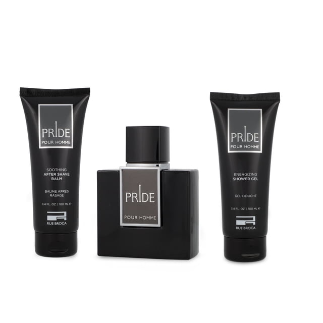 SET RUE BROCA PRIDE HOMME 3PZS 100ML EDP SPRAY/ SHOWER GEL 100ML/ AFTER SHAVE 100ML