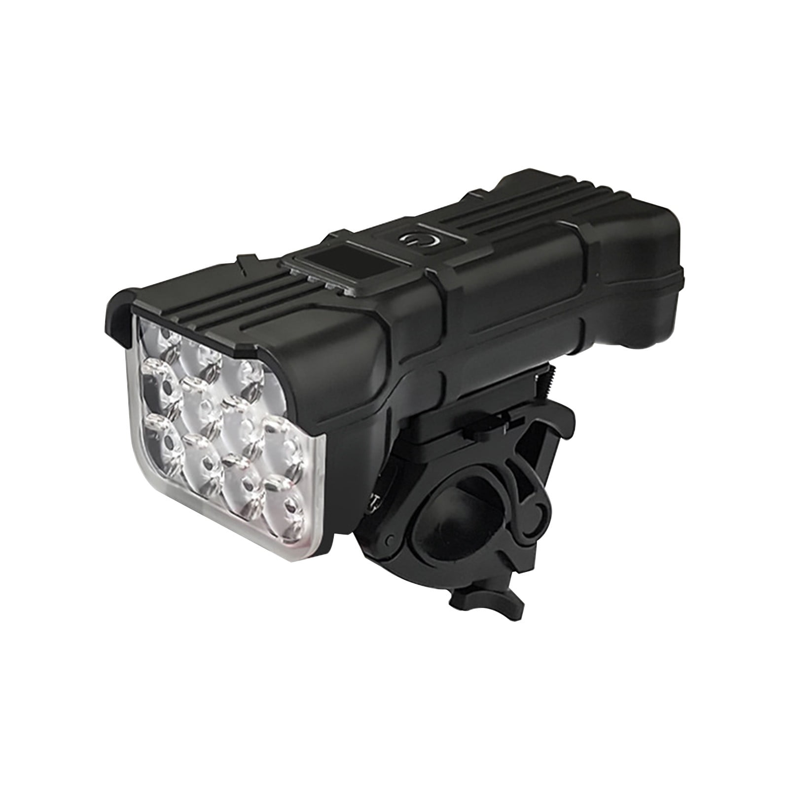 Rechargeable LED Headlamp with 5 Modes, 1200mAh Battery, Digital Display, USB-C Charging, Power Bank Function, 6 Horn Sounds, IP65 Waterproof for Outdoor Emergency Use