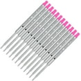 thumbnail image 3 of Lanier Combo Pack - 12 Pack - Monteverde Soft Roll Ballpoint W13 Paste Ink Refill Compatible with most Waterman Style Ballpoint Pens - Pink (Medium Tip 0.7mm), 3 of 3