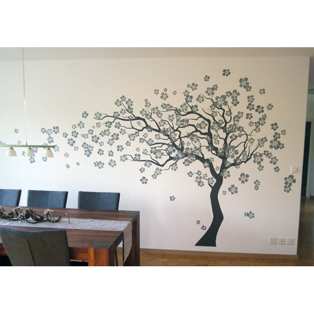 Cherry Blossom Tree Removable Wall Decal Walmart Com Walmart Com