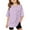 Purple, variant on Coerni Girls Butterfly Graphic Tee Short Sleeve Summer T Shirts Kids Cotton Basic Tops Athletic Aesthetic Crerwneck Loose