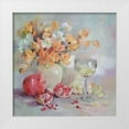 thumbnail image 1 of Zareckaya, Tatiana 15x15 White Modern Wood Framed Museum Art Print Titled - Bouquet with Pomegranate and Wine, 1 of 4
