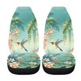 thumbnail image 5 of Psesaysky Non-Slip Vehicle Seat Covers for SUV, Washable Nonslip Front Seat Cover Polyester 2pcs, Tropical Hummingbird, 5 of 12