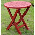 thumbnail image 2 of International Caravan Acacia Round Folding Table, 2 of 2