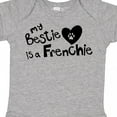 thumbnail image 4 of Inktastic Bestie Frenchie Boys or Girls Baby Bodysuit, 4 of 5
