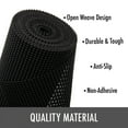 thumbnail image 4 of Con-Tact Brand Shelves Drawers Cabinet Liners Anti-Slip Non-Adhesive Drawer & Shelf Liner, Unscented, Black Beaded, 12 in x 20 ft Roll, 1 Count, 4 of 8