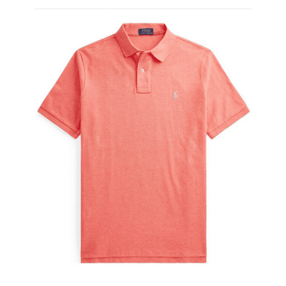 Polo Ralph Lauren Classic Fit Mesh Polo Shirt Amalfi ORANG Heather S