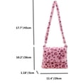 thumbnail image 2 of Bolsa de felpa cálidos suaves retro para mujer de teléfono mullidos de todo fósforo de otoño invierno Tmvgtek Para Estrenar, 2 of 8