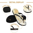 thumbnail image 3 of Unisex Comfort Flip Flops Summer Thong Sandals Non Slip Soles Flip Flop for Beach, Pool, and Daily Wear Nature-inspired Elements S, 3 of 8