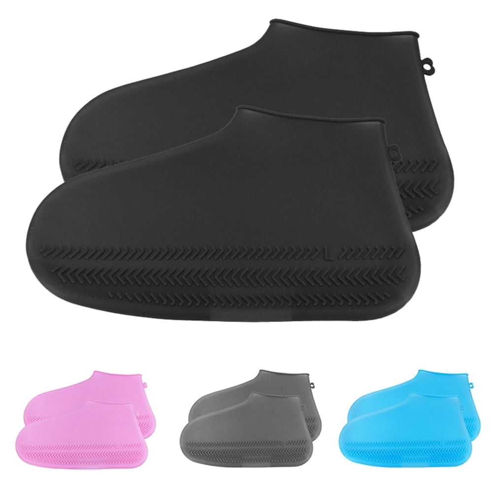 Details about   Silicone Anti-Slip Rain Shoes Reusable Waterproof Overshoes Cover Protection 