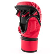 UFC MMA Sparring Gloves - L/XL, Red - All-In-One Training Essential - Boxing Protection with MMA Versatility