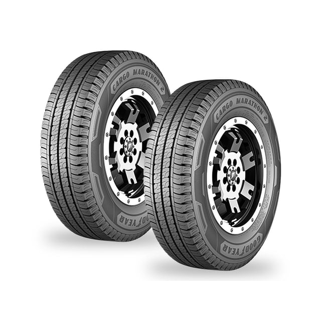 2) Llantas 195/70R15 Goodyear Cargo Marathon 2 104R GOODYEAR .