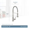 thumbnail image 2 of Moen S73104ORB Weymouth One-Handle Spring Pulldown Kitchen Faucet with Power Boost, Oil Rubbed Bronze, 2 of 5