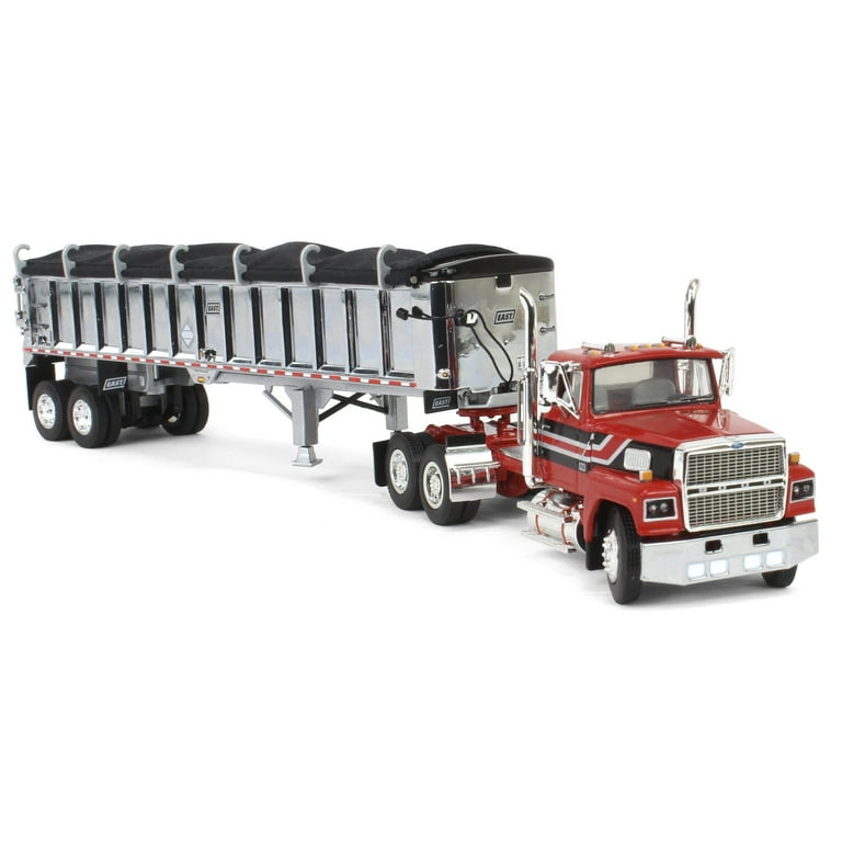 DCP 1:64 *BLACK* Tandem Axle BEAVERTAIL TAG TRAILER *DIECAST