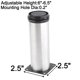 thumbnail image 2 of Inoxidable Acero Hogar Muebles Silla Sofá Escritorio Ajustador Protector Pie Patas 4uds Unique Bargains patas de los muebles, 2 of 5