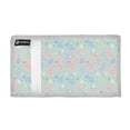thumbnail image 2 of JIALIOU Nylon Trifold Card Wallet with ID Window Zipper Pocket for Men Women Teen Bunny Easter Egg Flower, 2 of 7