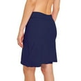 thumbnail image 5 of SnnmBlm Women Swim Skirt with Legging Sun Protective 50+ Swimming Tight Skort Capris Navy M, 5 of 7