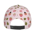 thumbnail image 6 of Kdxio Unisex Hand Drawn Strawberry Pattern Baseball Cap Unisex Washed Classic Adjustable Hat, 6 of 8