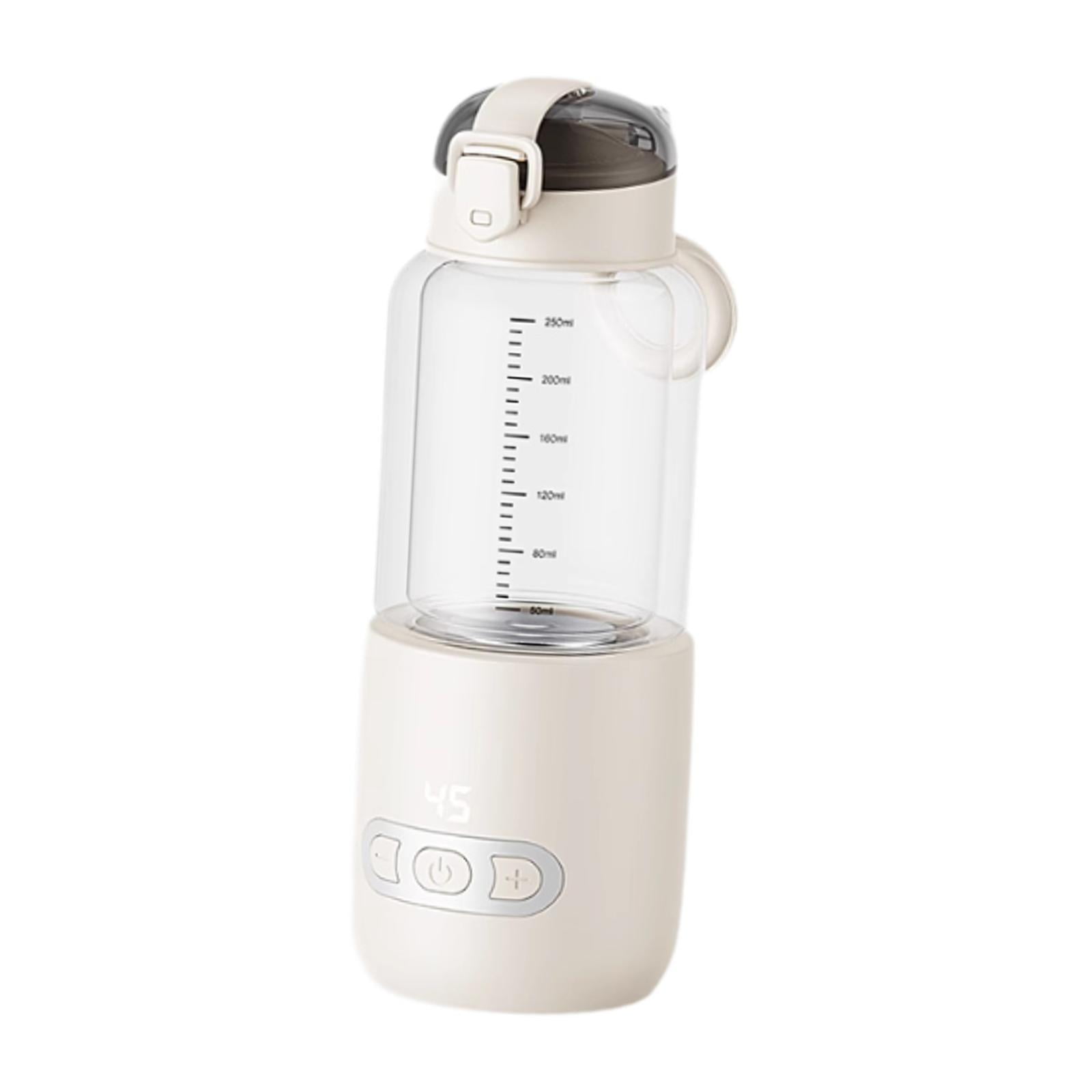 Baoblaze Portable Bottle Warmer Accurate Temperature Control Baby Milk Bottle Outdoors Ca beige 250ml
