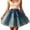 Blue, variant on Elegant Chiffon High Waist Flowy Skirt With Bow Detail For Casual And Formal Wear